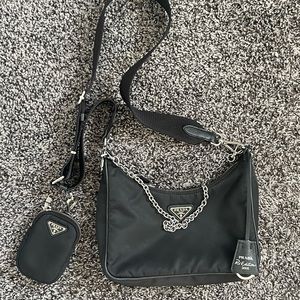 Black Prada 2005 Re-edition re-nylon crossbody